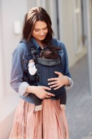 Little Pea BabyBjorn Μάρσιπος Harmony Navy Blue 3D Mesh_lifestyle